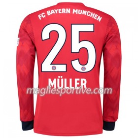 Completo Calcio Bayern Monaco Muller 25 Divisa Prima 2018/2019 ML